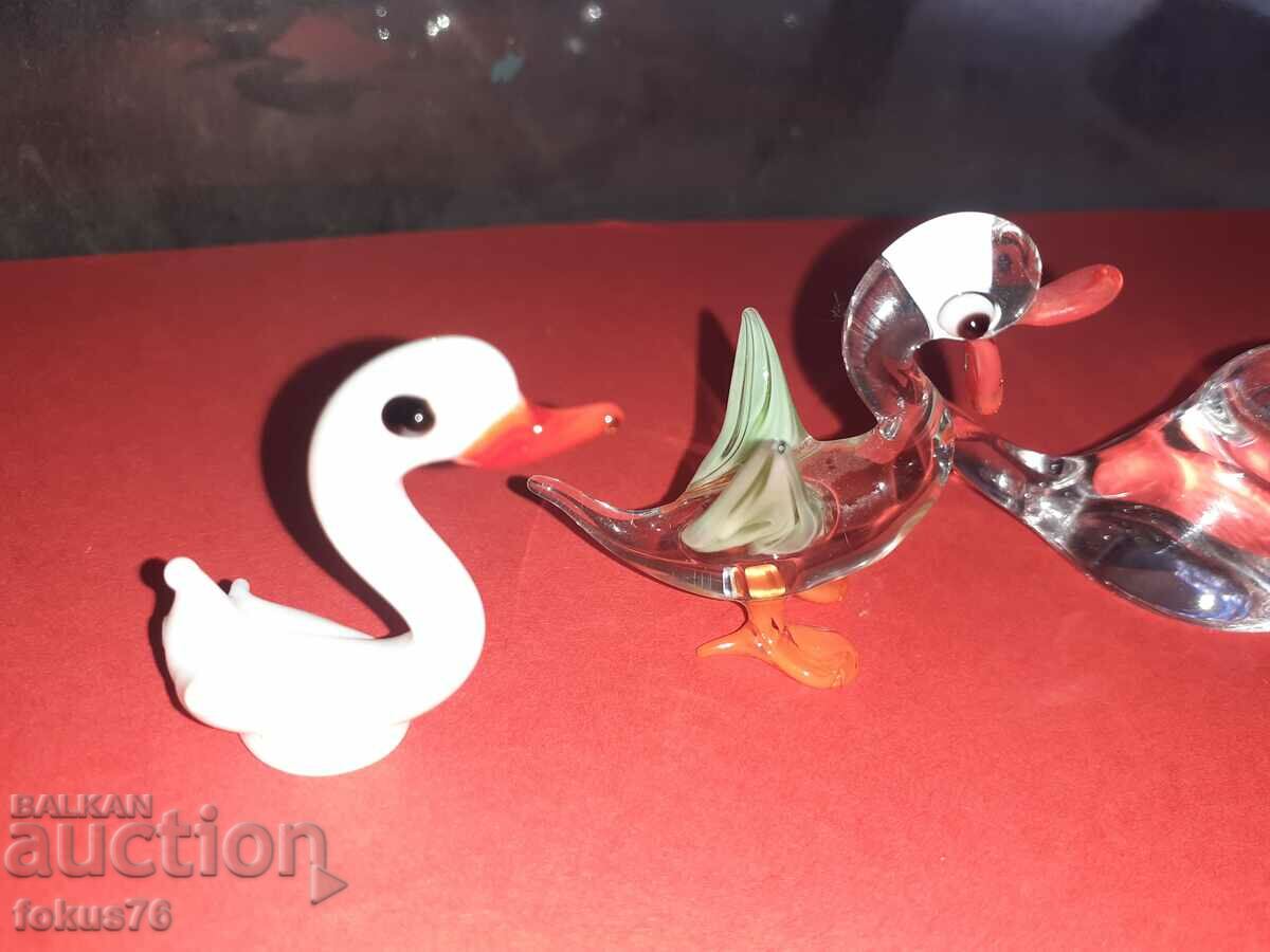 Auction  Lot of scary beautiful Murano Murano miniature figures