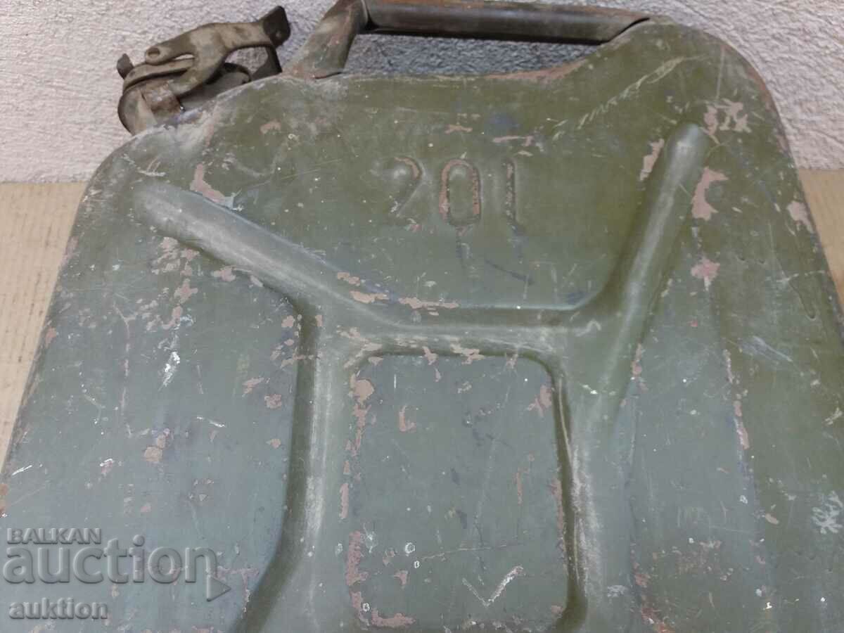 MASSIVE METAL FUEL CAN - 20 LITERS WITH MARKING - 5 MASSIVE METAL FUEL CAN - 20 LITERS WITH MARKING - 5