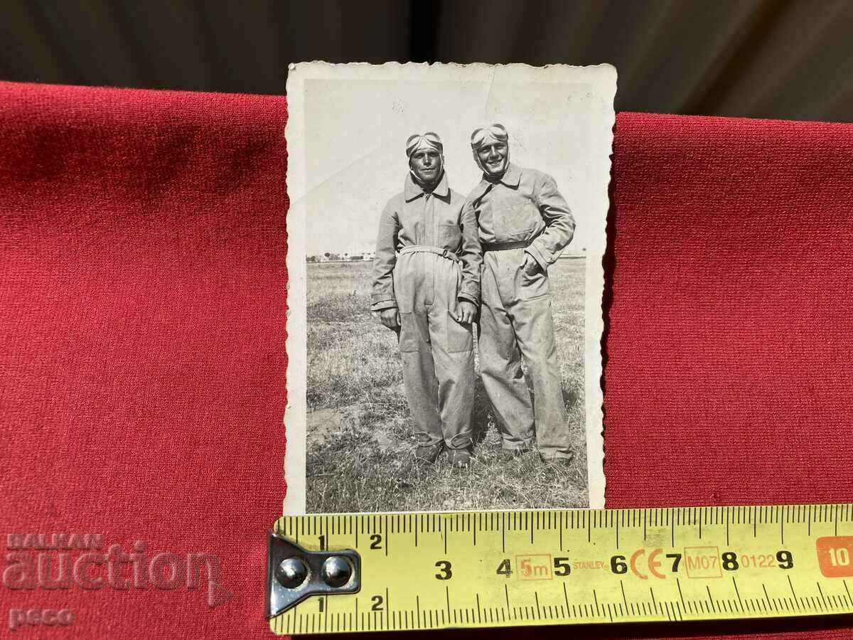 Delivery of Plovdiv Airport 1938 Aviators Aviation technicians