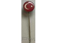 32866 Turkey sign with the national flag of Turkey