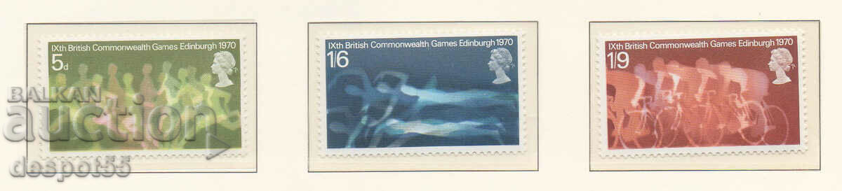 1970. Marea Britanie. Al 9-lea Joc Commonwealth.