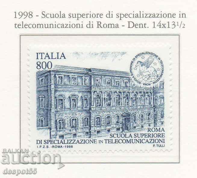 1998. Ιταλία. Πανεπιστήμιο Τηλεπικοινωνιών.