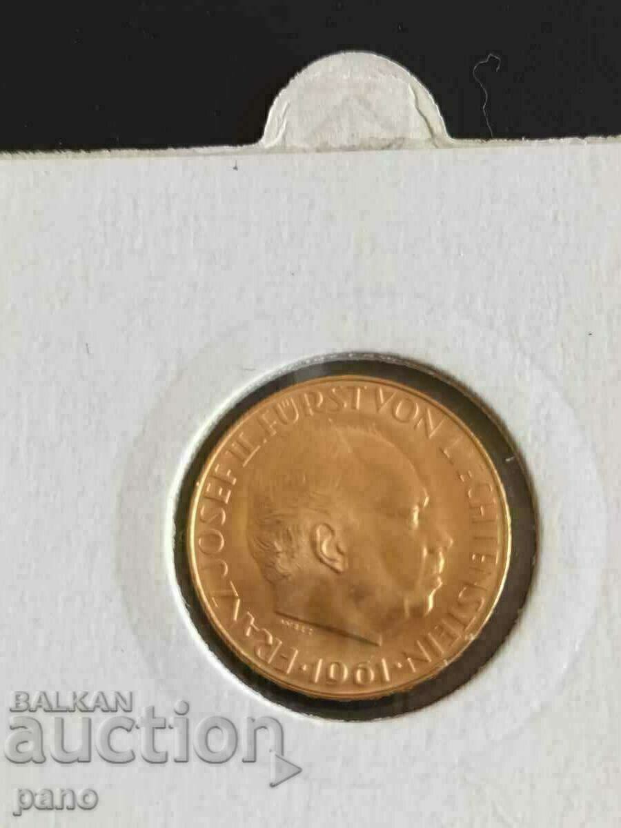 25 франка лихтенщайн- много рядка монета!