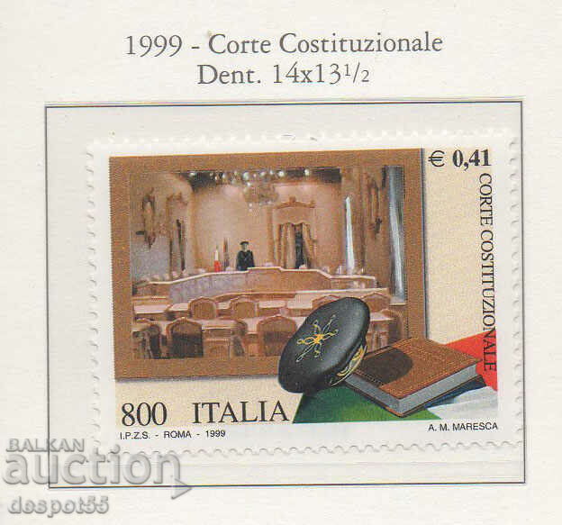 1999. Италия. Конституционен съд.