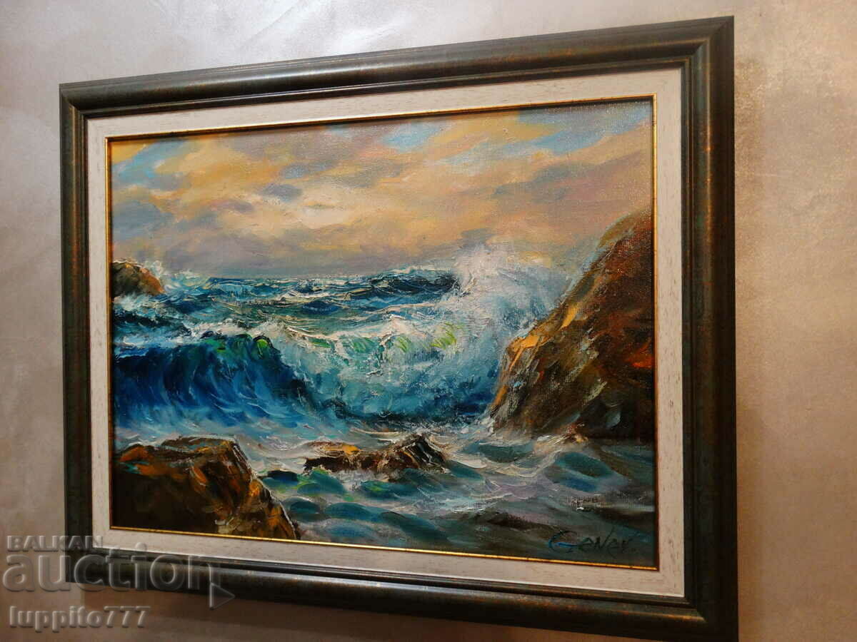 author painting oil canvas with frame artist Dimitar Genev - 6 author painting oil canvas with frame artist Dimitar Genev - 6