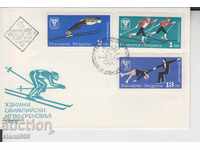 First Day Mail Cover Sports WINTER SKIING Olympic