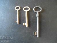 Old bronze keys
