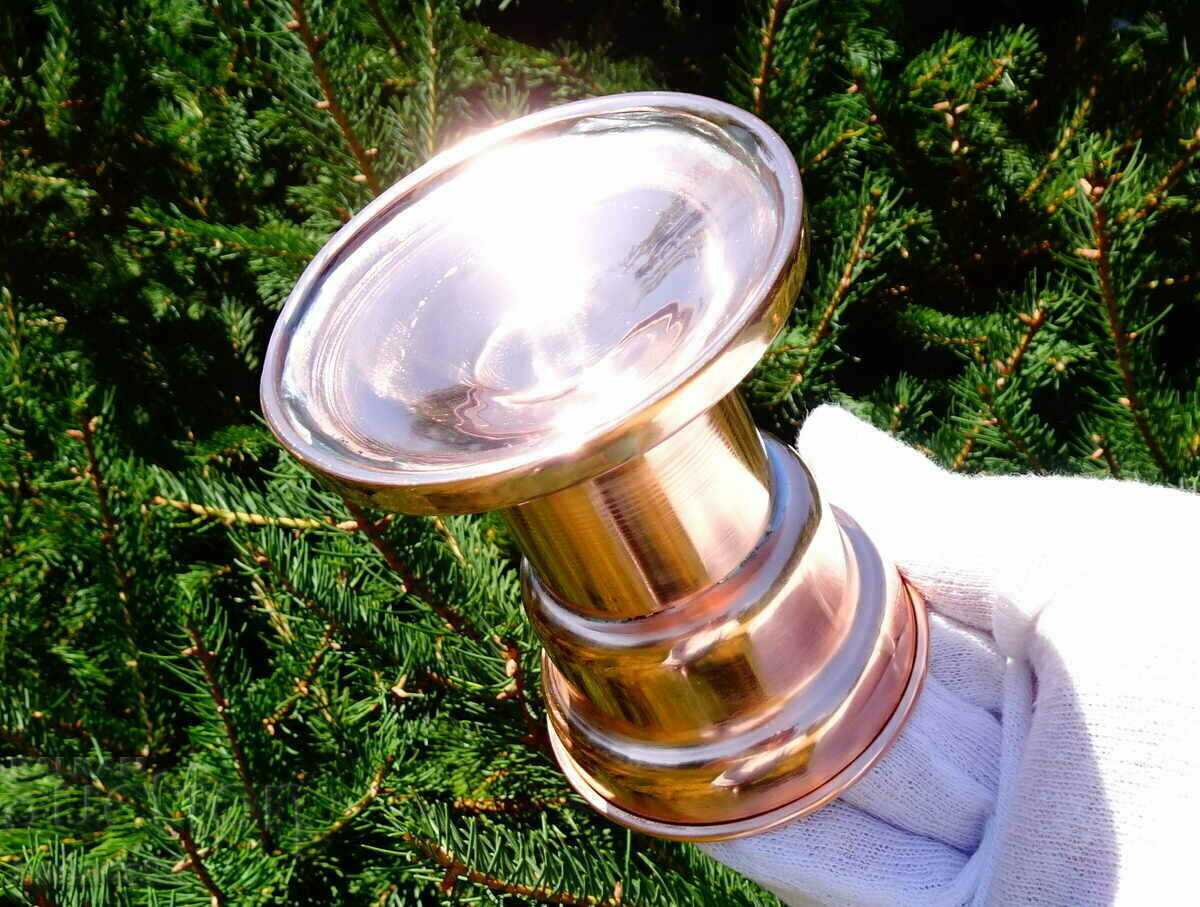 Auction Solid copper cup 260 g. Auction Solid copper cup 260 g.