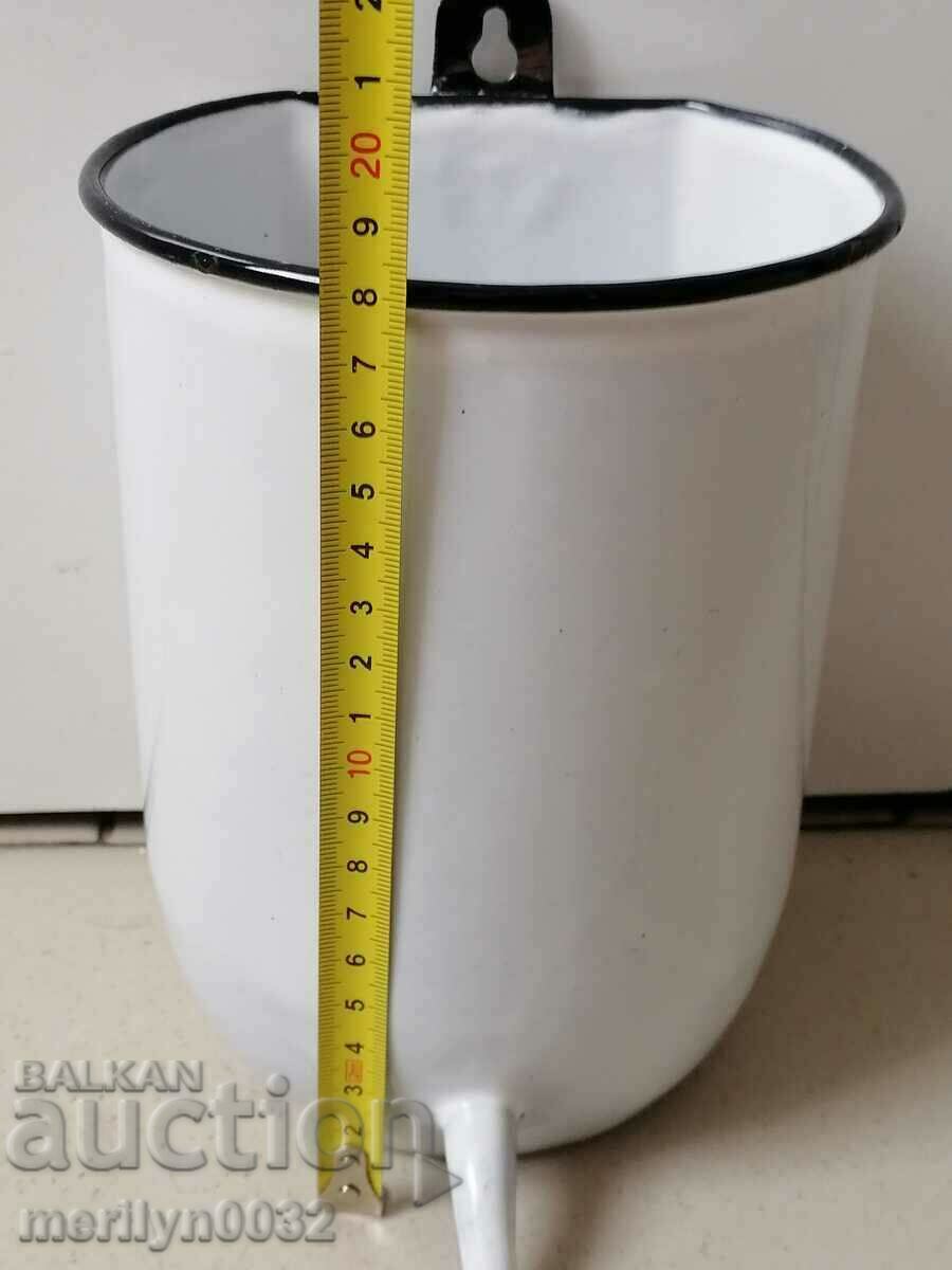 Enameled vessel, pitcher with enamel device for enemas, irrigator - 5 Enameled vessel, pitcher with enamel device for enemas, irrigator - 5