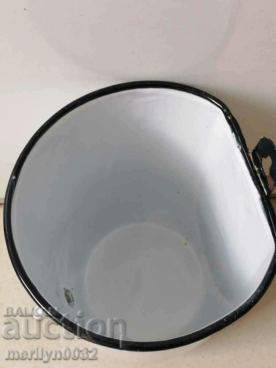 Enameled vessel, pitcher with enamel device for enemas, irrigator - 6 Enameled vessel, pitcher with enamel device for enemas, irrigator - 6