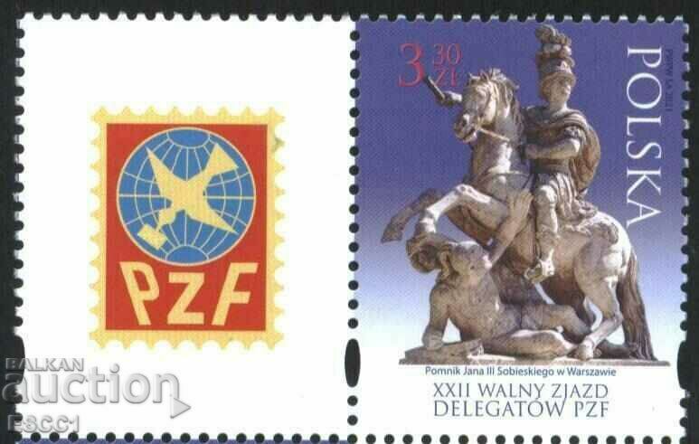 Clean Stamp Statue Philatelic Gathering 2021 from Poland