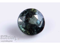 Blue-Green Sapphire 0.41ct 3.8mm Heated Only