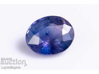 Violet Sapphire 0.58ct Oval Heated Only