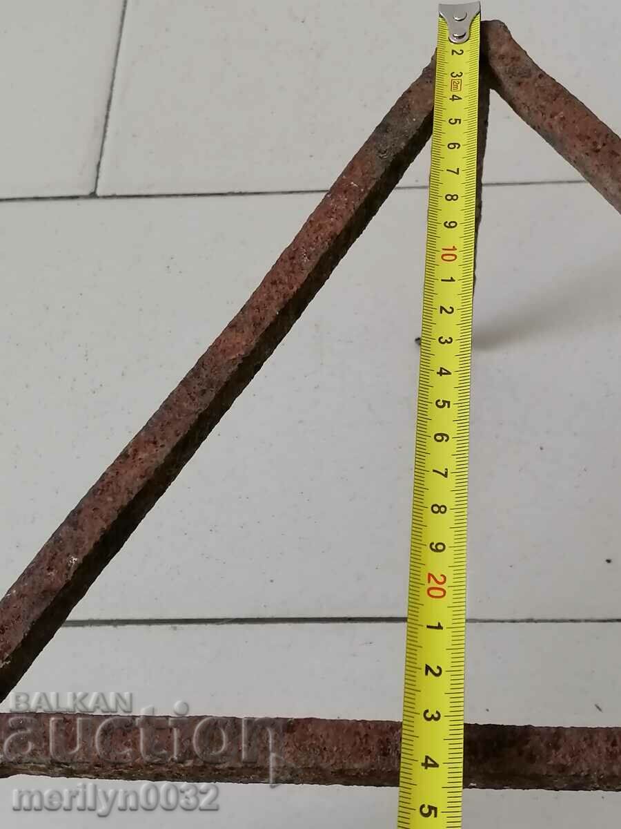 An old forged sack, fireplace, grill, wrought iron - 5 An old forged sack, fireplace, grill, wrought iron - 5