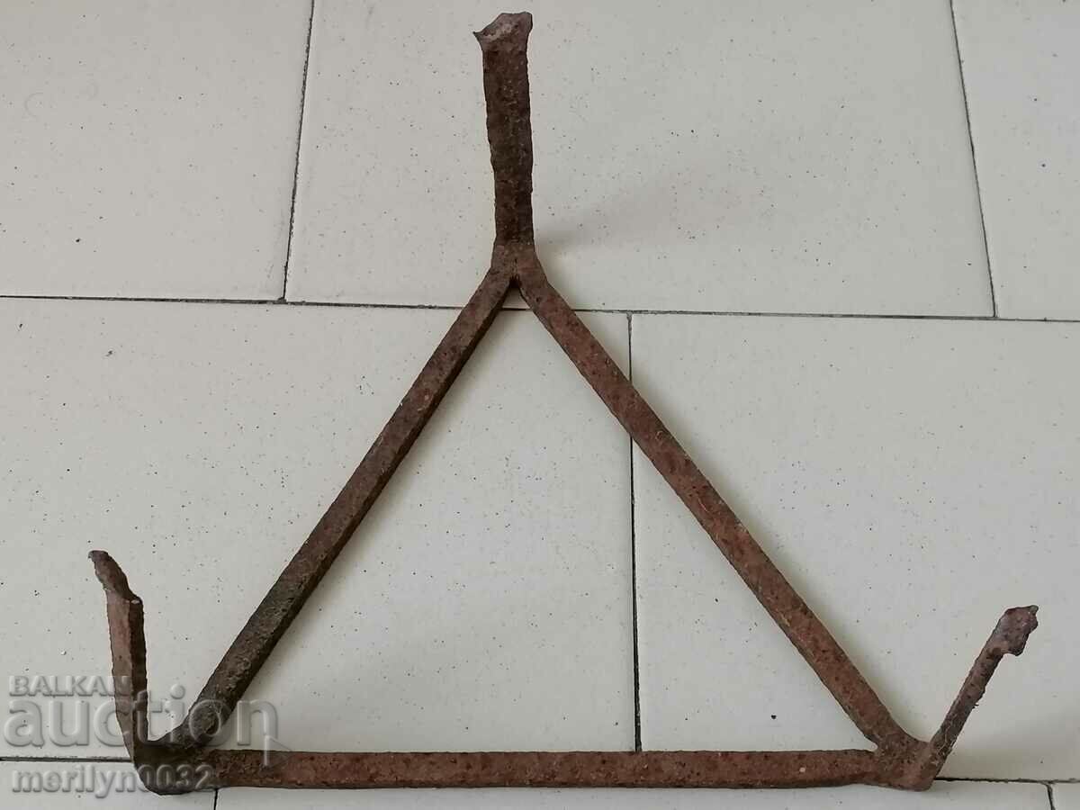 An old forged sack, fireplace, grill, wrought iron - 7 An old forged sack, fireplace, grill, wrought iron - 7