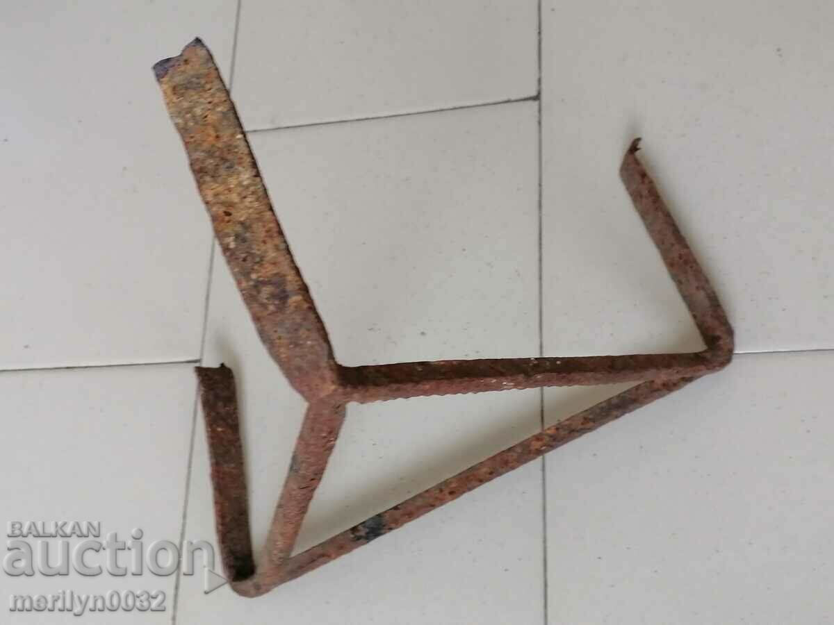 Delivery of An old forged sack, fireplace, grill, wrought iron Delivery of An old forged sack, fireplace, grill, wrought iron