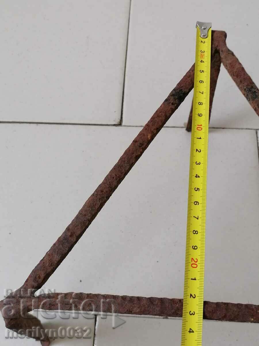 An old forged sack, fireplace, grill, wrought iron - 5 An old forged sack, fireplace, grill, wrought iron - 5