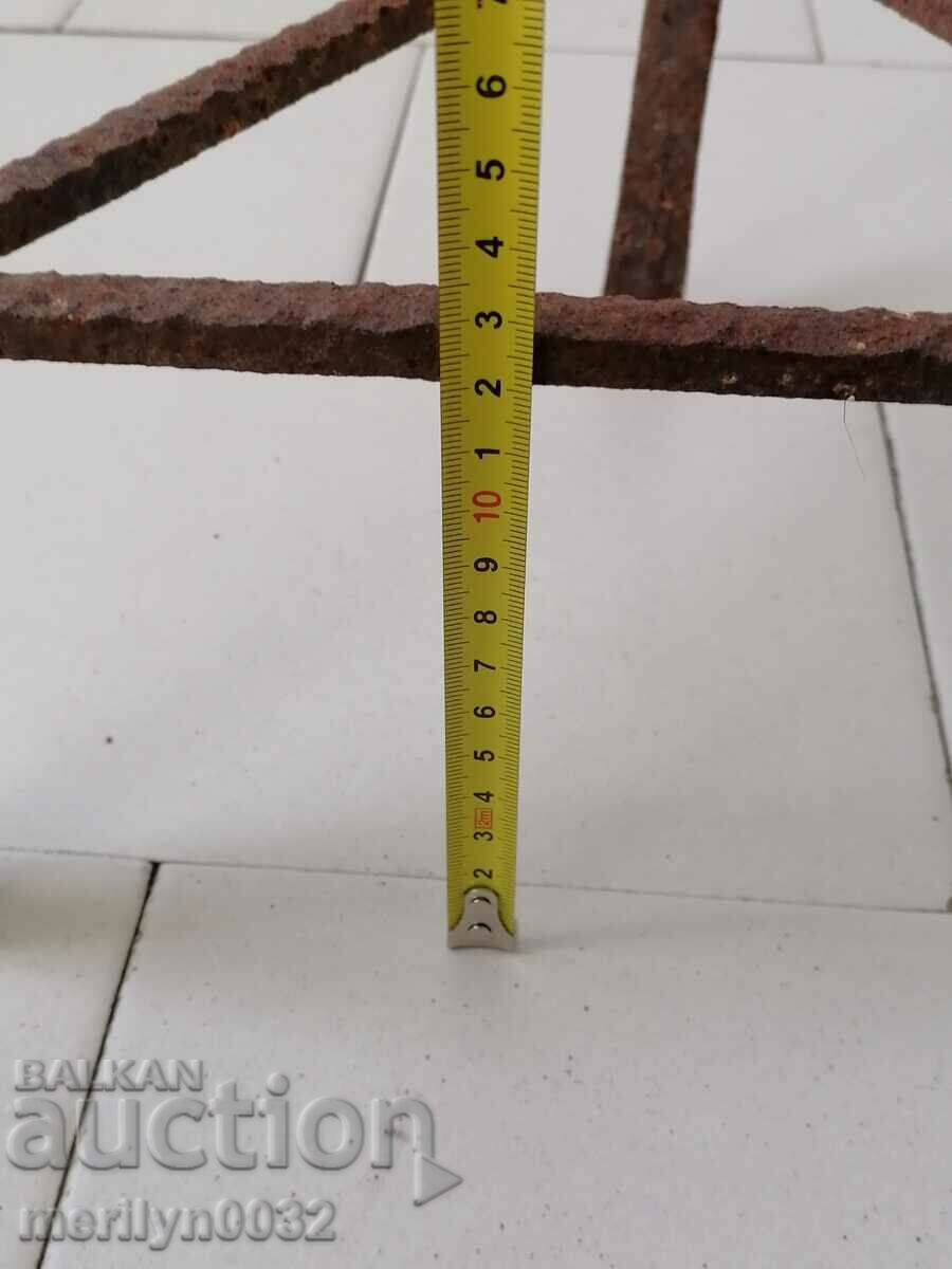 An old forged sack, fireplace, grill, wrought iron - 6 An old forged sack, fireplace, grill, wrought iron - 6