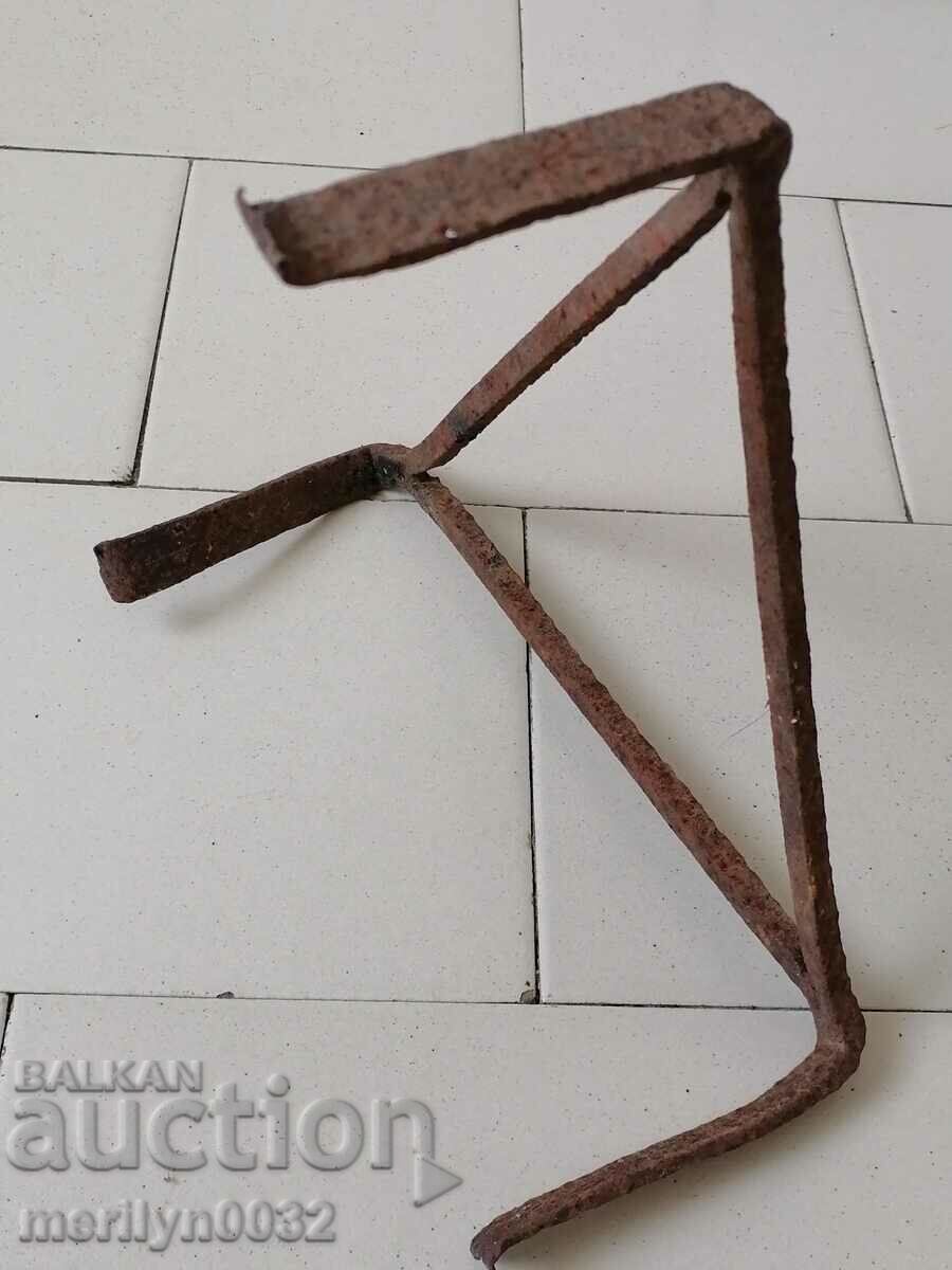 An old forged sack, fireplace, grill, wrought iron - 7 An old forged sack, fireplace, grill, wrought iron - 7