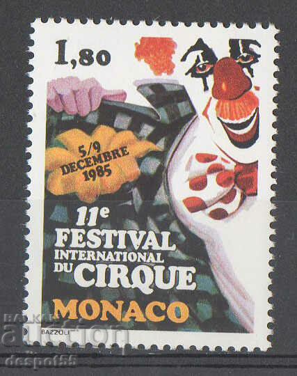 1985. Monaco. 11th International Circus Festival, Monaco.