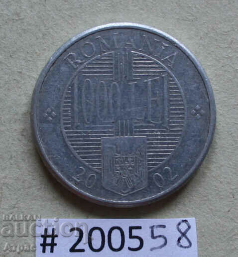 1000 lei 2002 Romania
