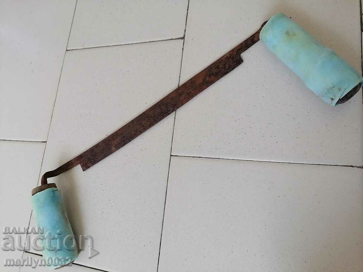 Auction Old rusty wrought iron tool Auction Old rusty wrought iron tool