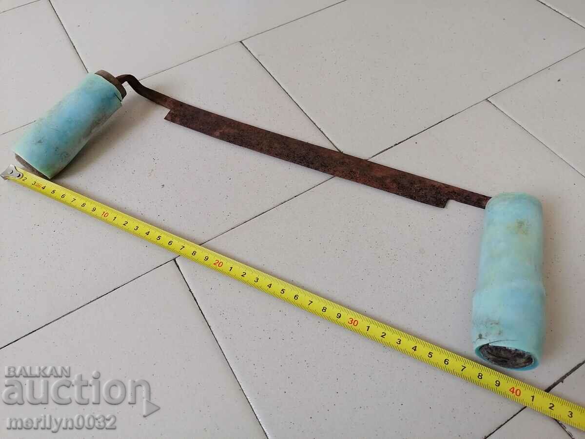 Delivery of Old rusty wrought iron tool Delivery of Old rusty wrought iron tool