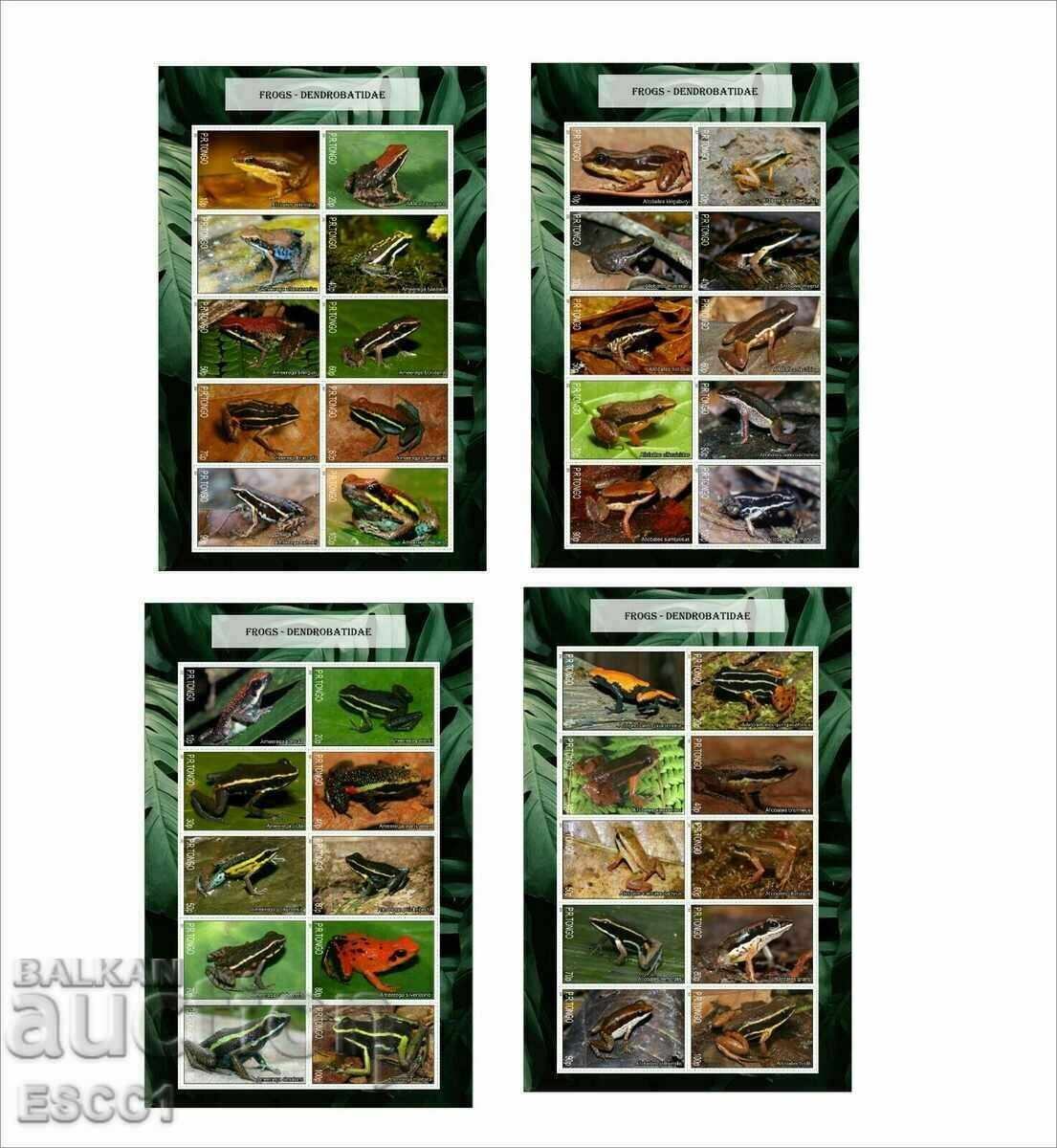 Чисти блокове Фауна Отровни Жаби 2020 от Тонго с цена 40.00 лв. | € 20.45 Чисти блокове Фауна Отровни Жаби 2020 от Тонго с цена 40.00 лв. | € 20.45