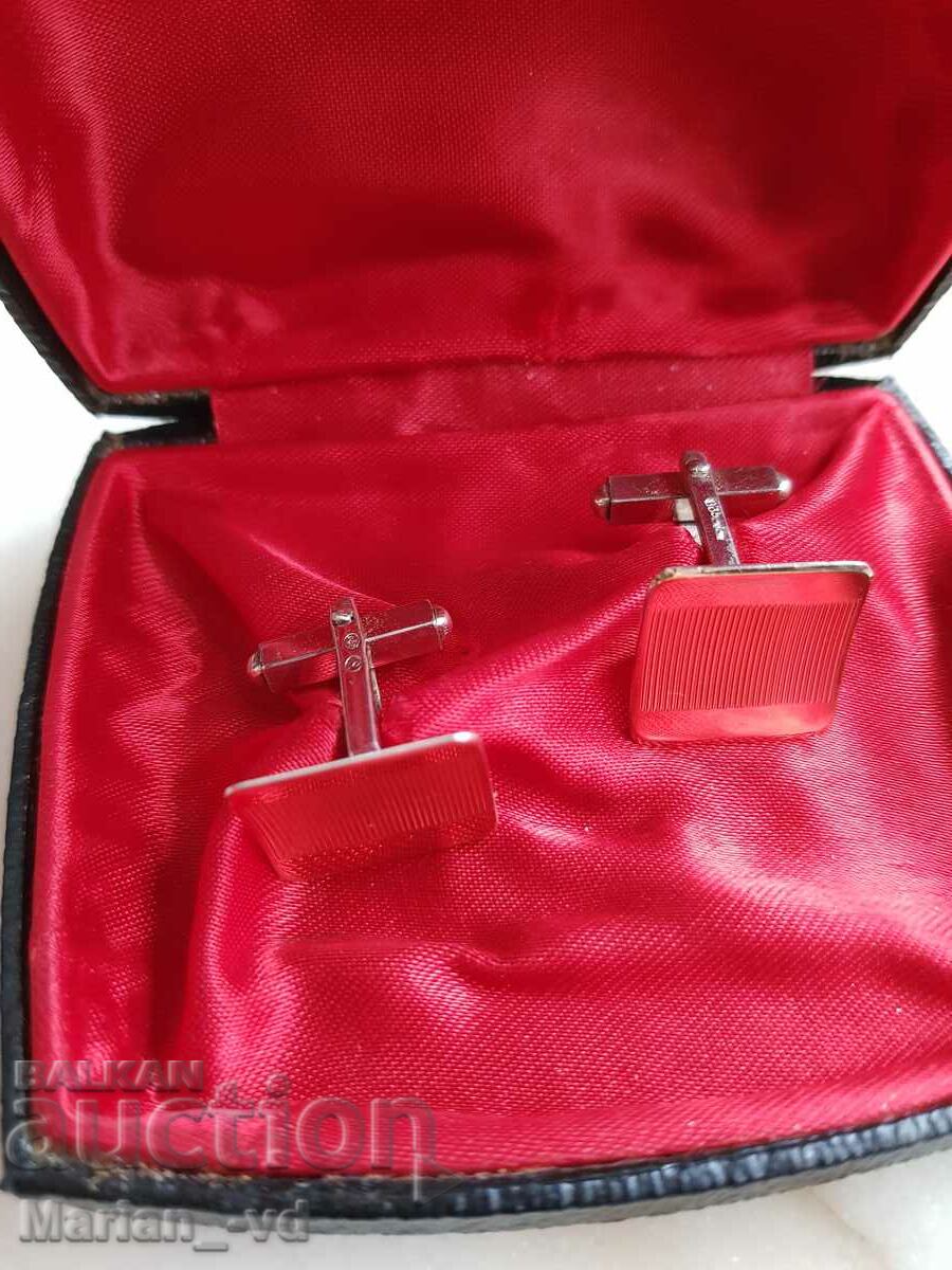 Auction  Cuffs, buttons silver 835