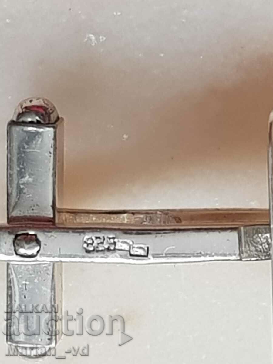 Cuffs, buttons silver 835 - 7