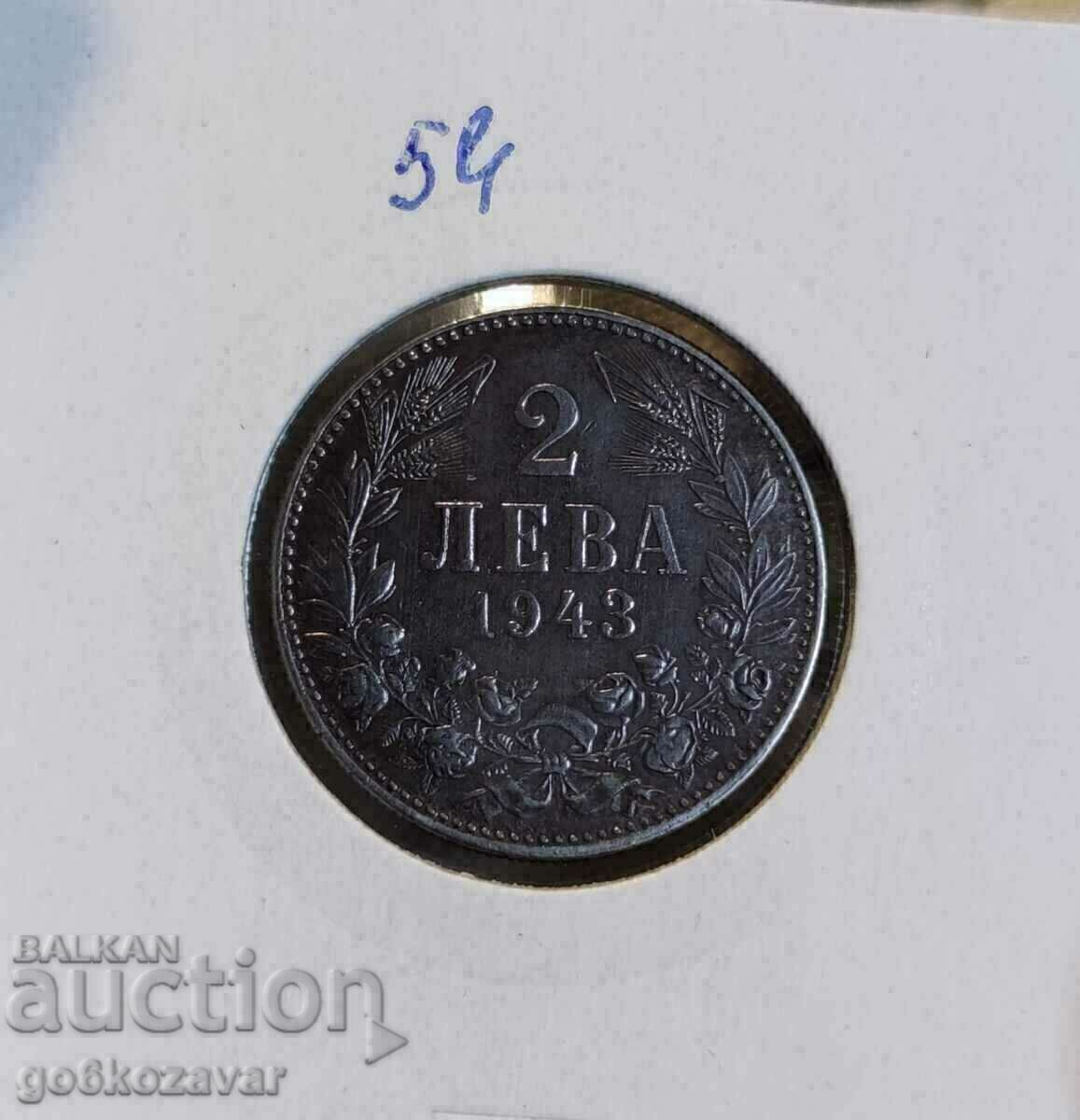 Bulgaria 2 BGN 1943 Fier! Moneda de top! cu preț € 36.00 | 70.41 BGN Bulgaria 2 BGN 1943 Fier! Moneda de top! cu preț € 36.00 | 70.41 BGN