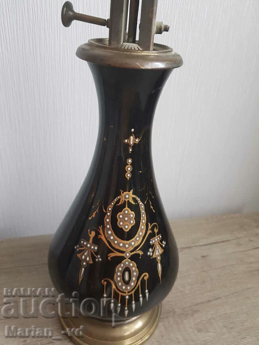 French glass gas lamp with price 120.00 BGN | € 61.36 French glass gas lamp with price 120.00 BGN | € 61.36