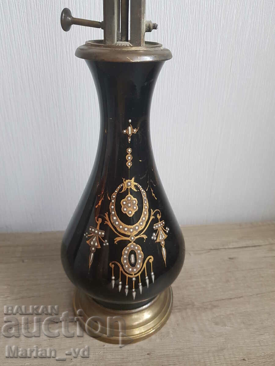 French glass gas lamp - 6 French glass gas lamp - 6