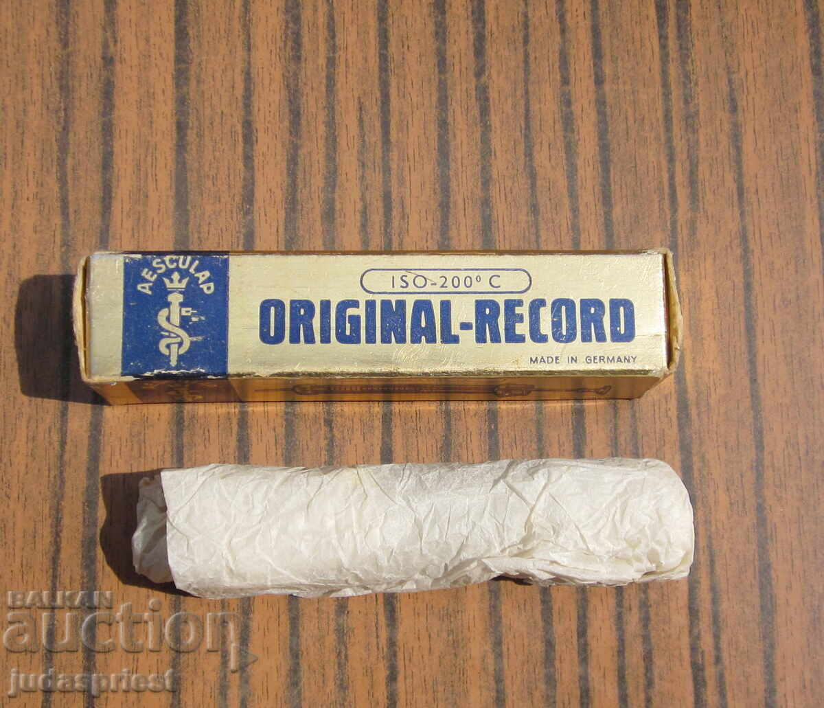 AESCULAP old German glass syringe unused with price 20.00 BGN | € 10.23 AESCULAP old German glass syringe unused with price 20.00 BGN | € 10.23