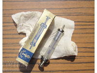 AESCULAP seringă veche din sticlă germană nefolosită
