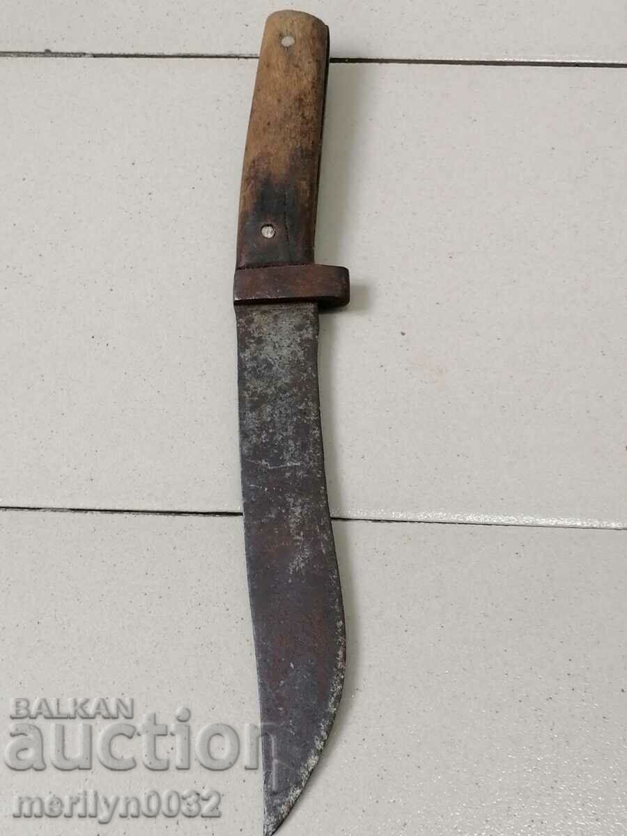 Old forged knife, blade, dagger, kulak with price 52.00 BGN | € 26.59