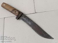 Old forged knife, blade, dagger, kulak