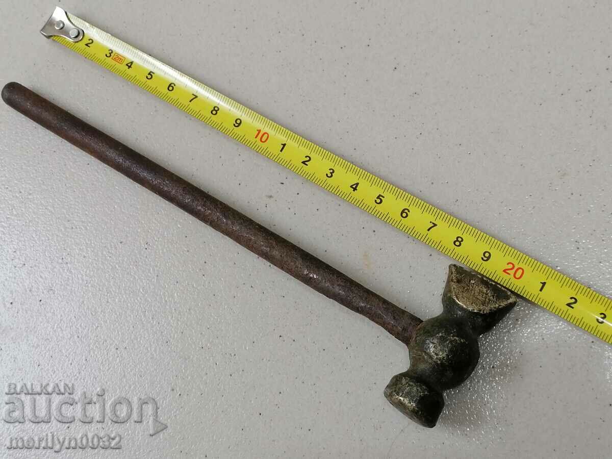 Delivery of Old silversmith's hammer goldsmith's tool, mallet