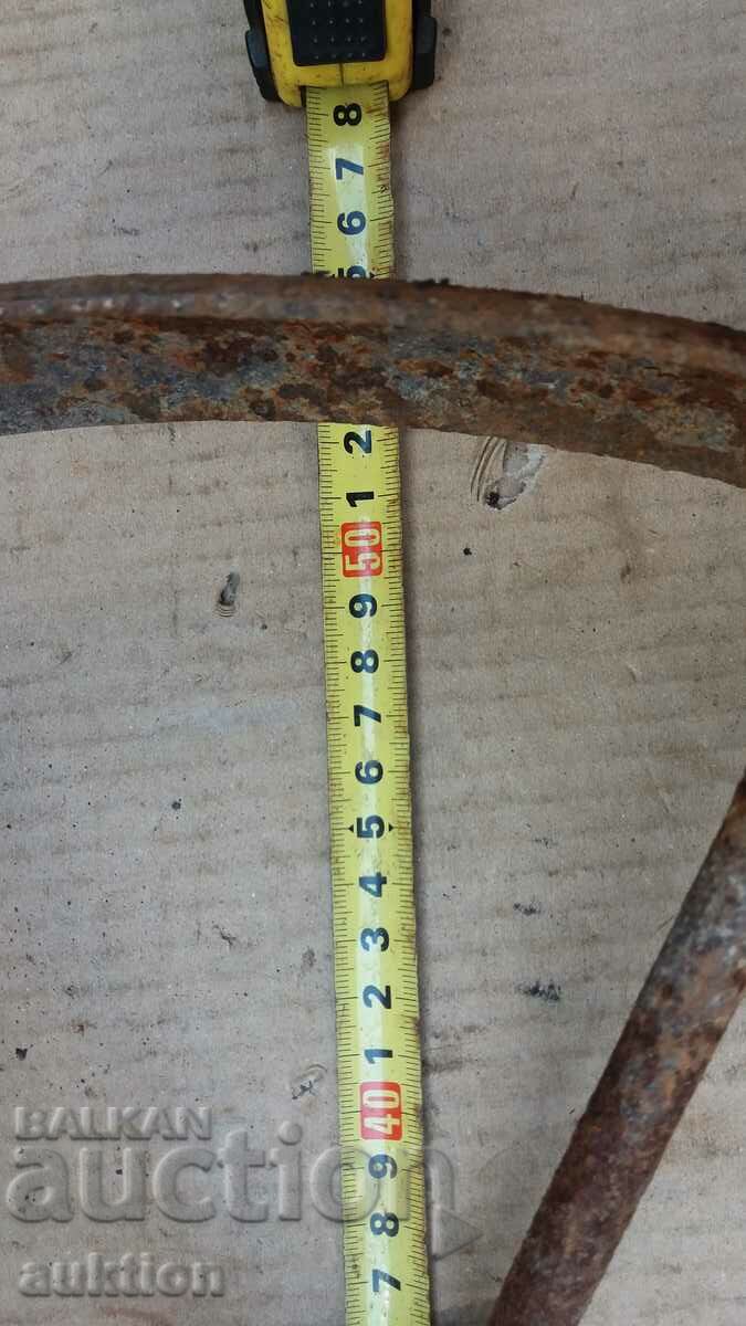 SOLID FORGED RENAISSANCE WHEEL OF BARROW, WAGON, CYCLER - 6 SOLID FORGED RENAISSANCE WHEEL OF BARROW, WAGON, CYCLER - 6