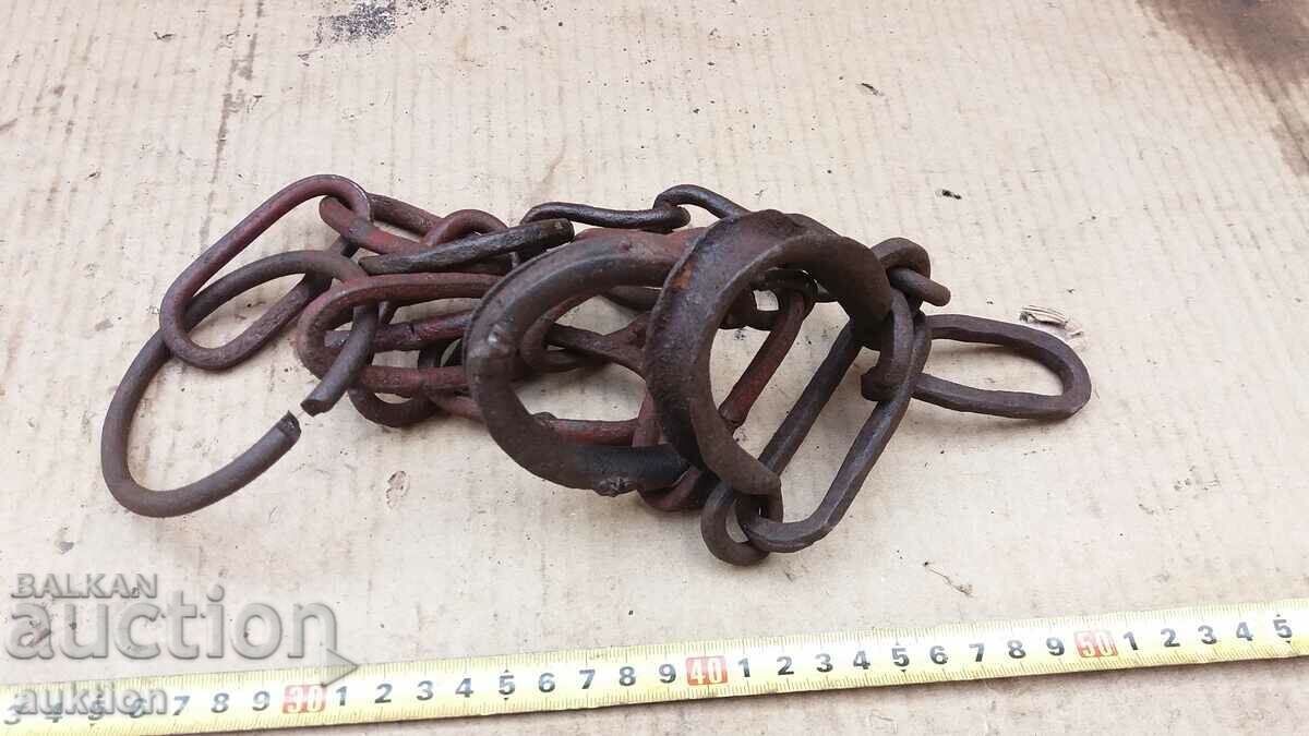 FORGED RENAISSANCE SHACKS, HANDCUFFS, SHACKLES - 5 FORGED RENAISSANCE SHACKS, HANDCUFFS, SHACKLES - 5