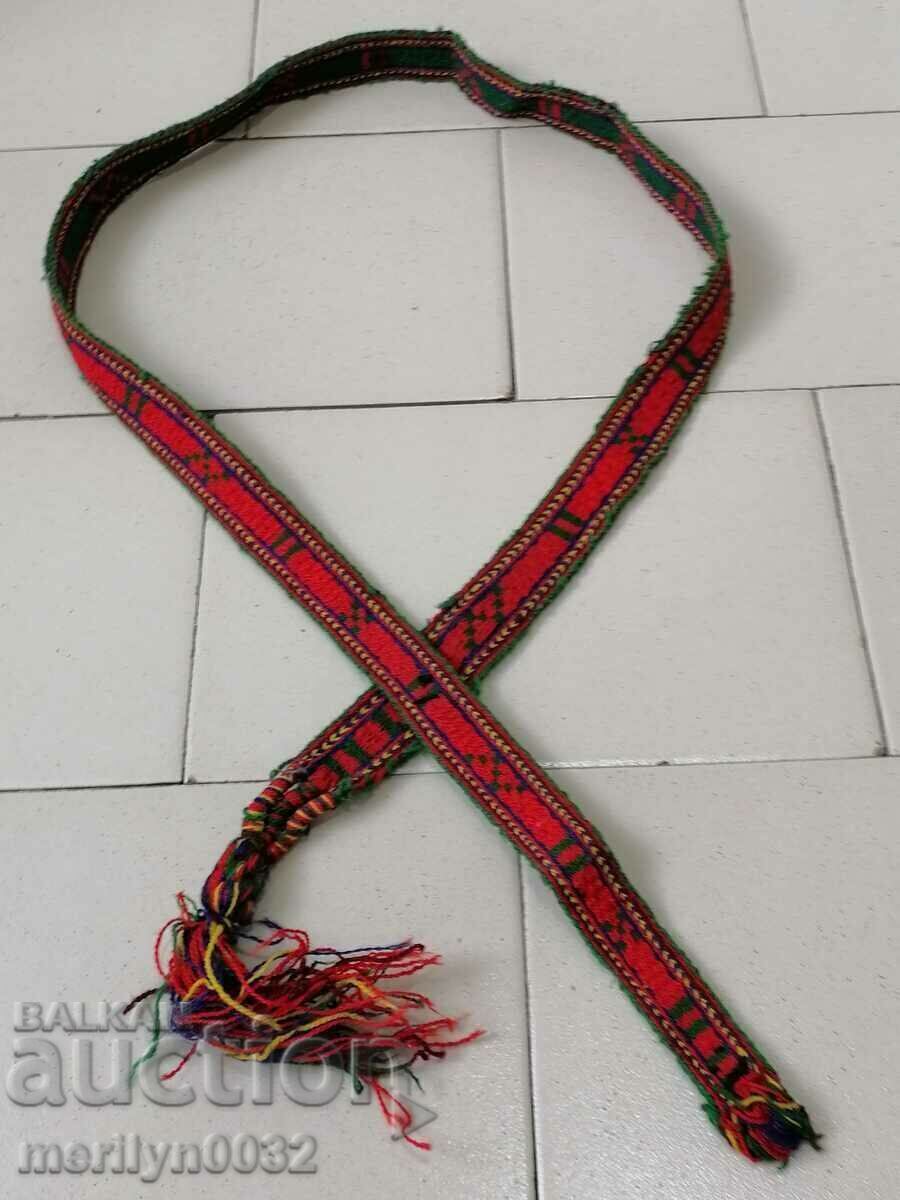 An old hand-woven belt from the beginning of the 20th century wears a length of 2.9 meters with price 119.00 BGN | € 60.84 An old hand-woven belt from the beginning of the 20th century wears a length of 2.9 meters with price 119.00 BGN | € 60.84