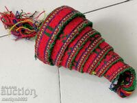 An old hand-woven belt of the twentieth century costume length 2.9 meters