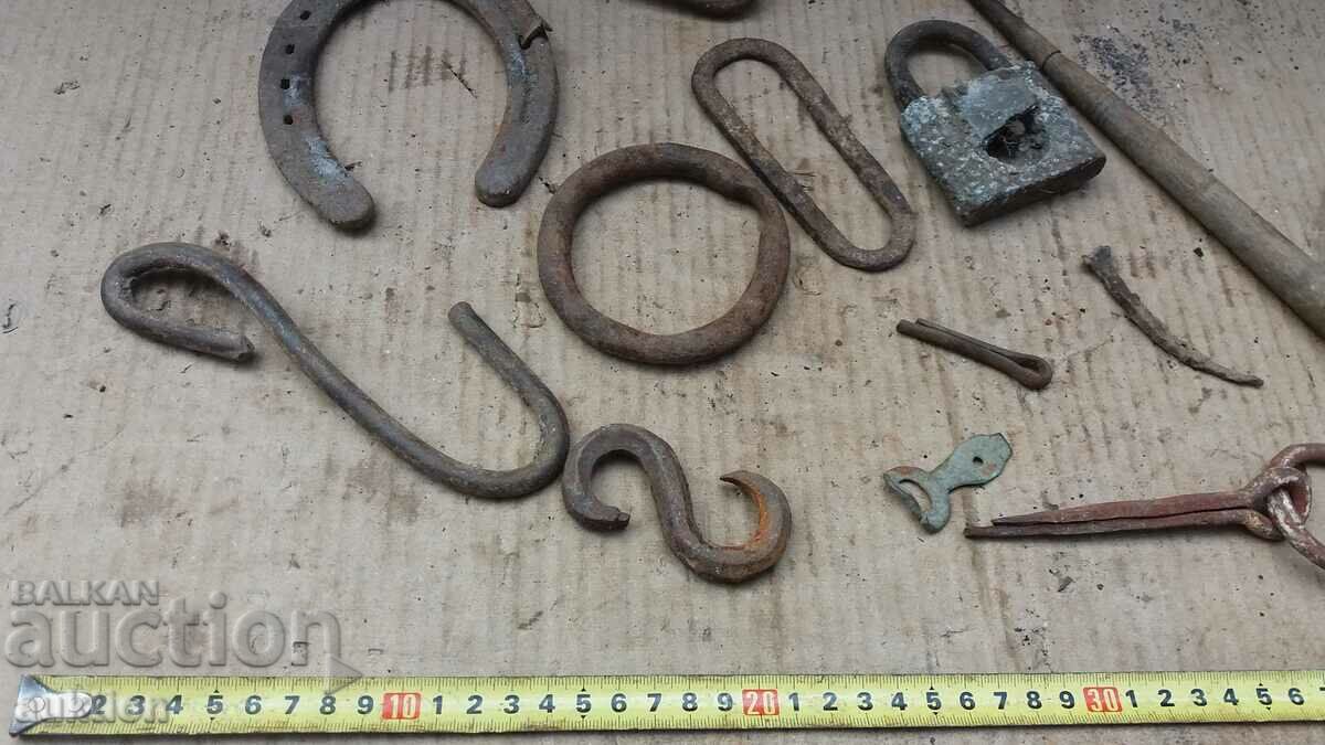 OLD WROUGHT IRON REVIVAL SET - 6 OLD WROUGHT IRON REVIVAL SET - 6