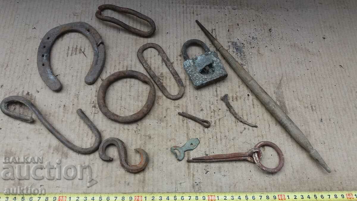 OLD WROUGHT IRON REVIVAL SET