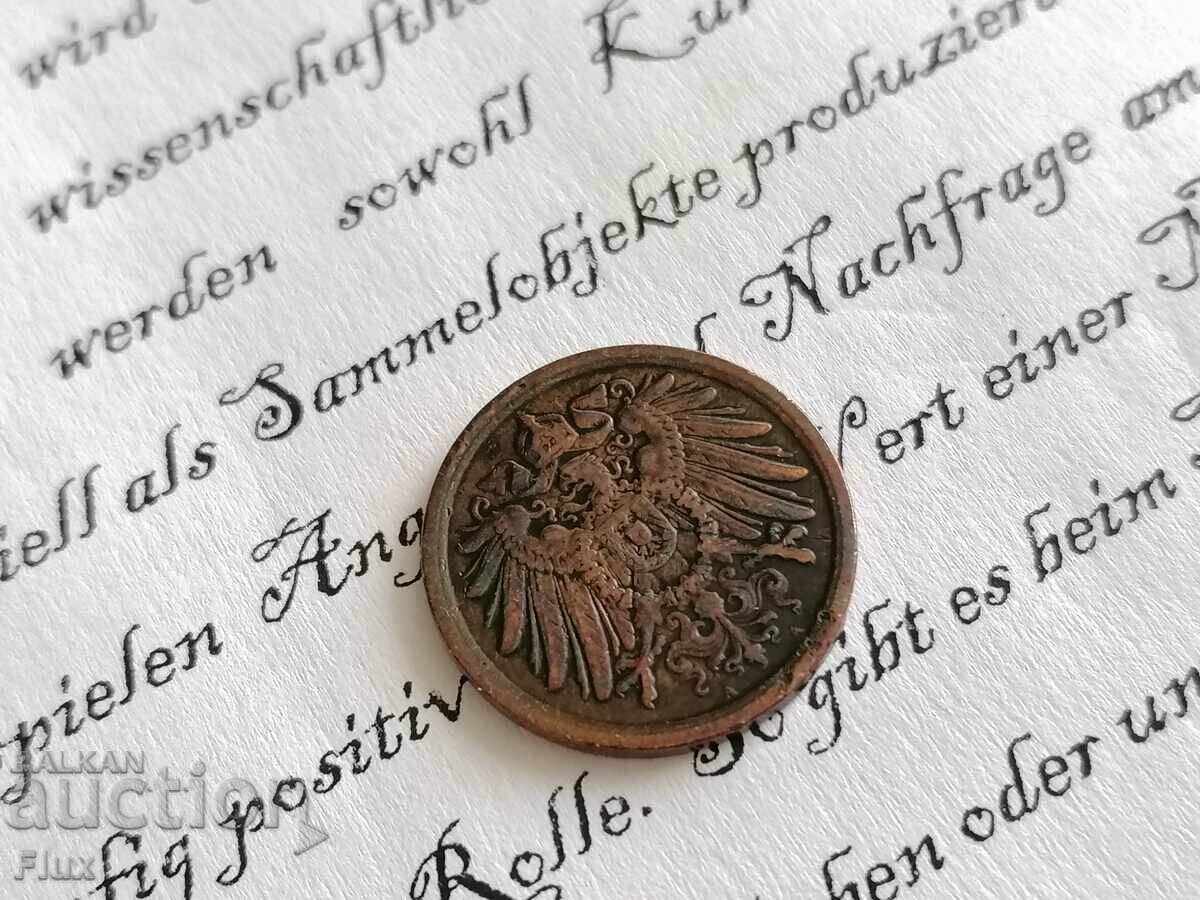 Κέρμα Ράιχ - Γερμανία - 2 Pfennig | 1911; Σειρά Α με τιμή 4.40 BGN | € 2.25 Κέρμα Ράιχ - Γερμανία - 2 Pfennig | 1911; Σειρά Α με τιμή 4.40 BGN | € 2.25