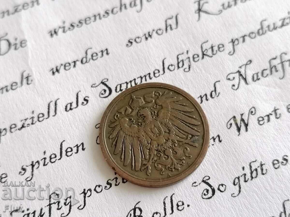 Reich Coin - Germany - 2 Pfennig | 1906; Series A with price 4.35 BGN | € 2.22 Reich Coin - Germany - 2 Pfennig | 1906; Series A with price 4.35 BGN | € 2.22