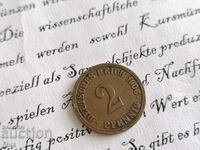Райх монета - Германия - 2 пфенига | 1906г.; серия A