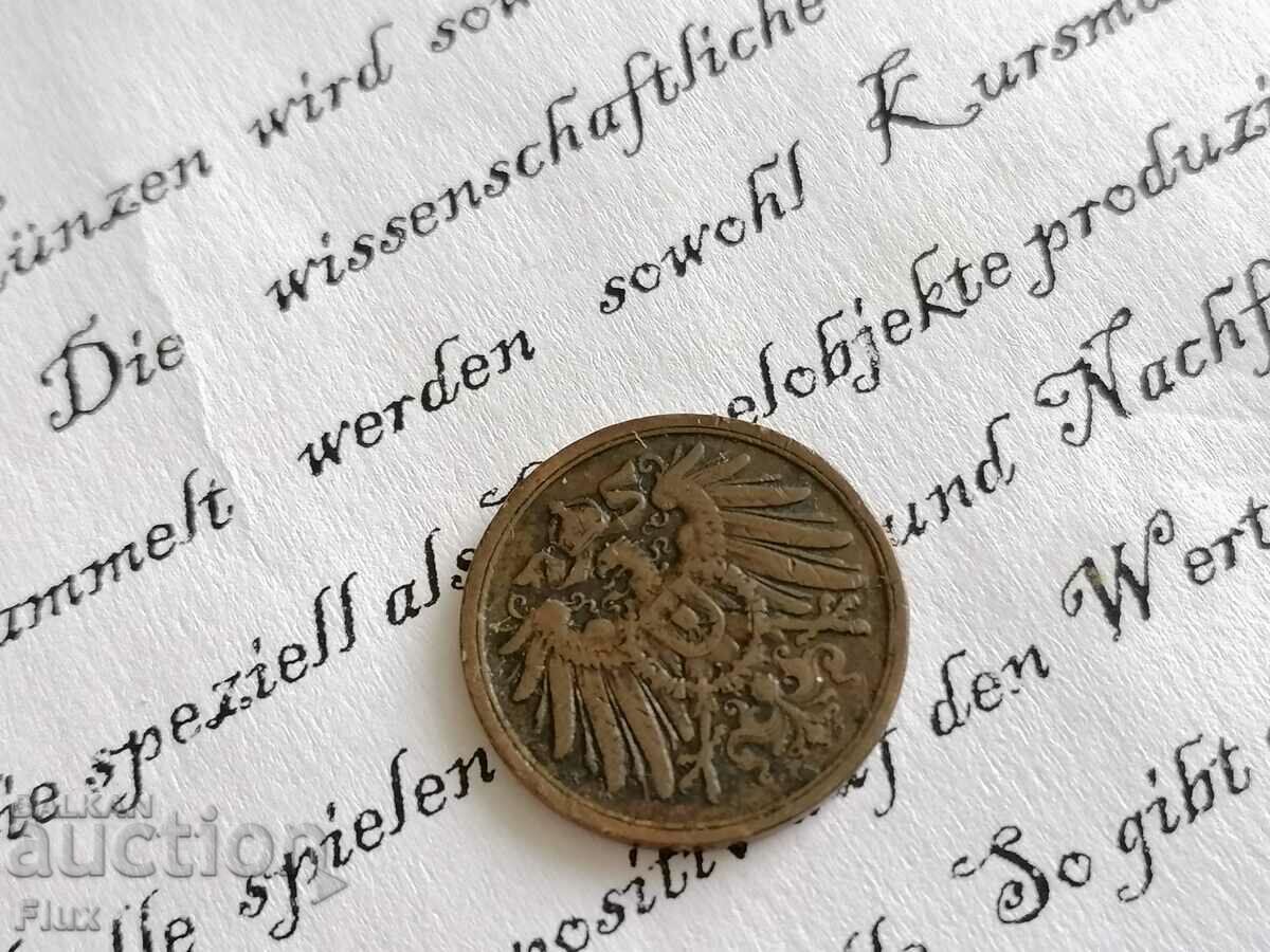 Reich Coin - Germany - 2 Pfennig | 1907; Series A with price 4.35 BGN | € 2.22 Reich Coin - Germany - 2 Pfennig | 1907; Series A with price 4.35 BGN | € 2.22