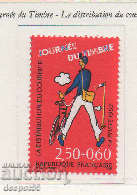 1993. Franţa. Ziua timbrului poștal.
