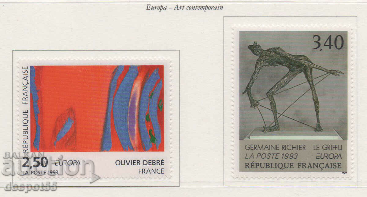 1993. Franţa. EUROPA - Arta contemporana.